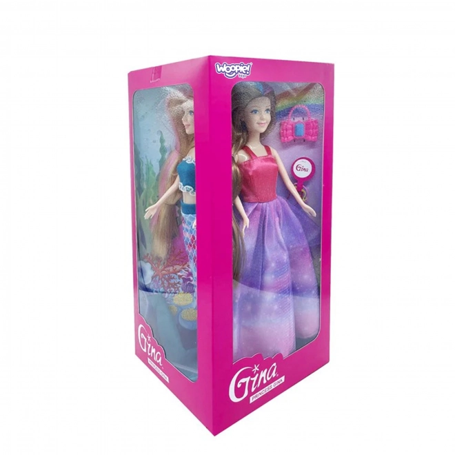 WOOPIE Set 4 Prințese Magice - Cutie Păpuși 4 în 1 cu Accesorii