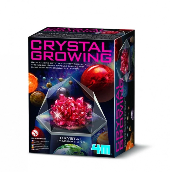 Set educativ pentru cultivarea cristalelor 4M - Cristale roșii