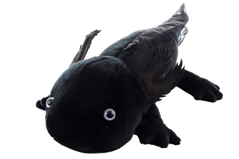 Axolotl din pluș negru eco-friendly 32 cm