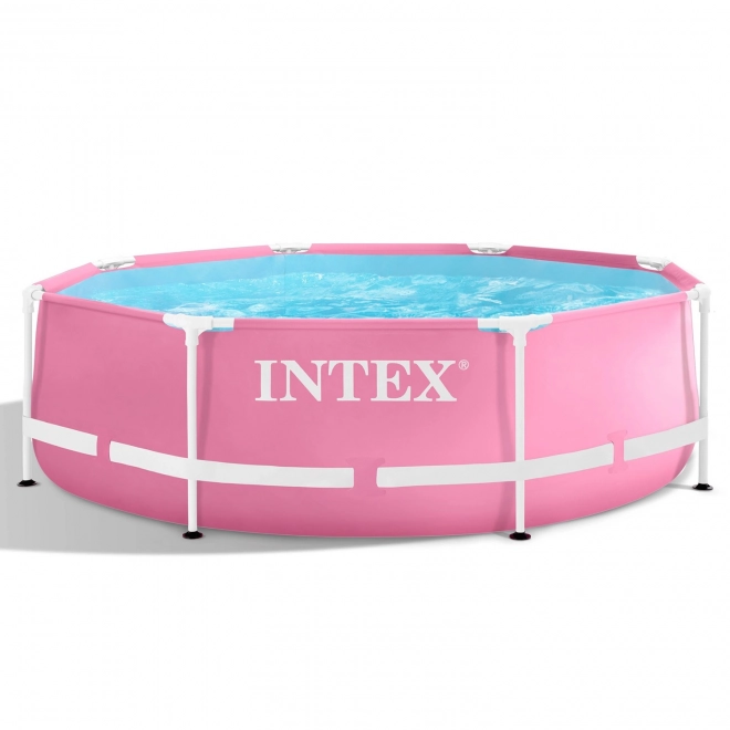 Piscina rotundă pentru copii 244x76 cm roz INTEX