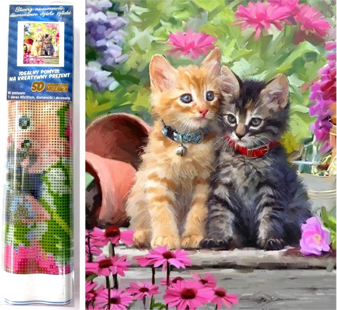 Pictură cu diamante copii în grădină Norimpex