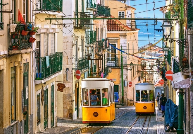 Puzzle 1000 de piese Tramvaiele din Lisabona