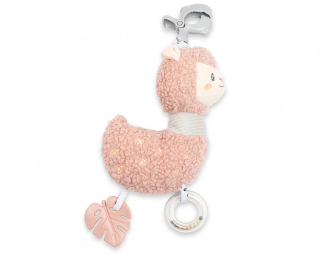Jucărie de pluş lamă cu clips 20 cm