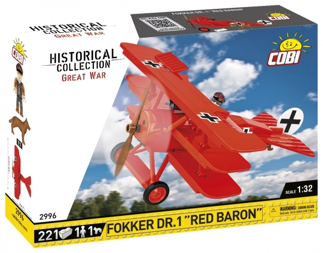 Klocki Fokker Dr.1 Baronul Roșu