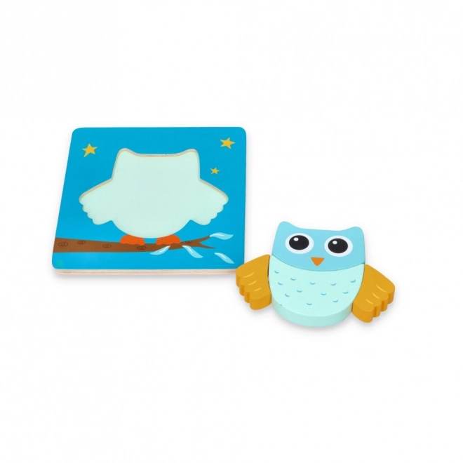 Set de patru puzzle-uri cu animale