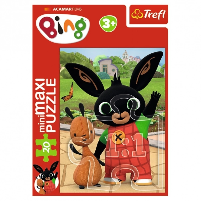 Puzzle miniMaxi 20 piese cu prietenii lui Bing