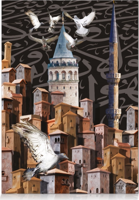 Puzzle Turnul Galata 500 Piese