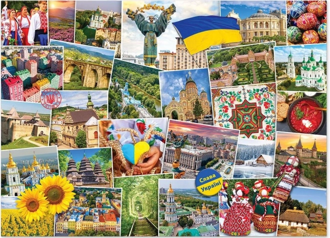 Puzzle EUROGRAPHICS Ucraina 1000 piese