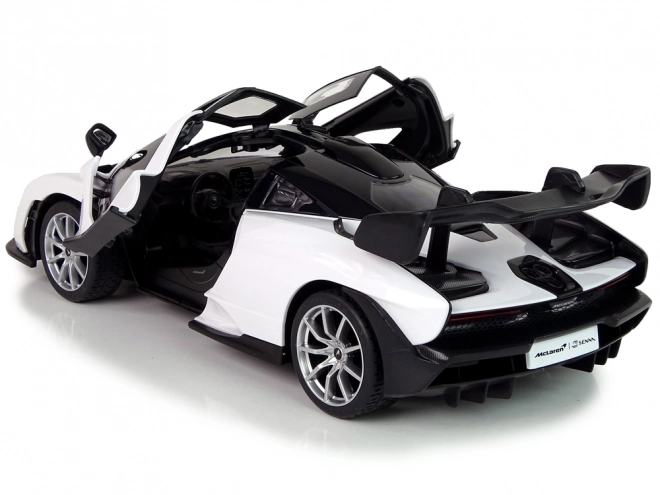 Auto R/C McLaren Senna Rastar 1:14 alb cu telecomandă