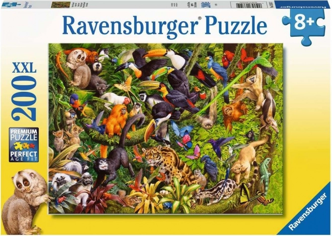 Puzzle pădure tropicală XXL 200 piese