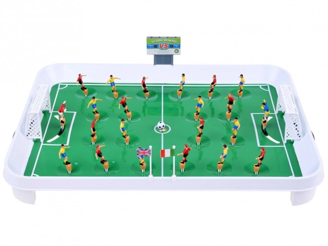 Joc de fotbal de masă pe arcuri