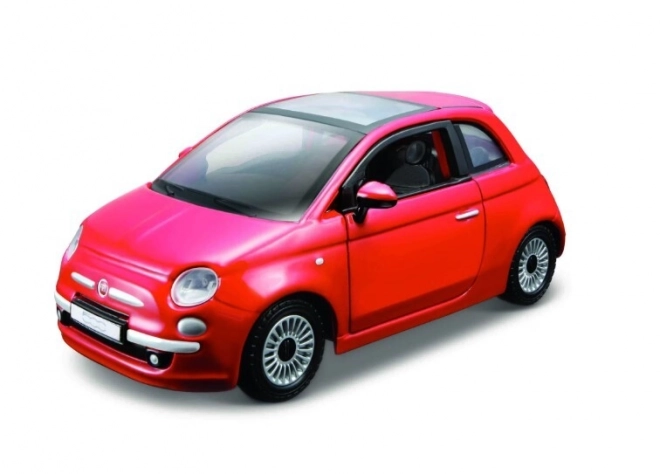 Mașină de jucărie Fiat 500 Bburago metalic bronz