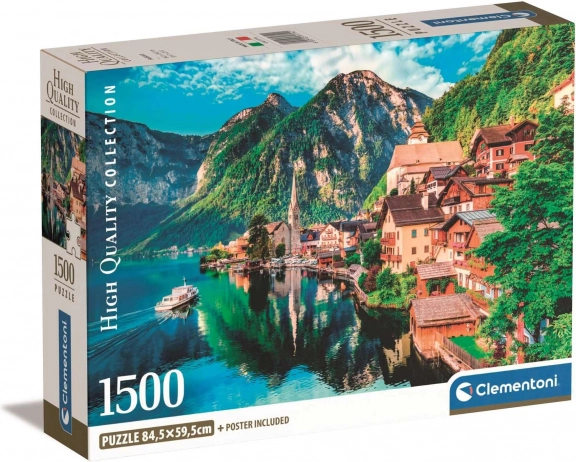 puzzle 1500 piese hallstatt – ambalaj compact ecologic