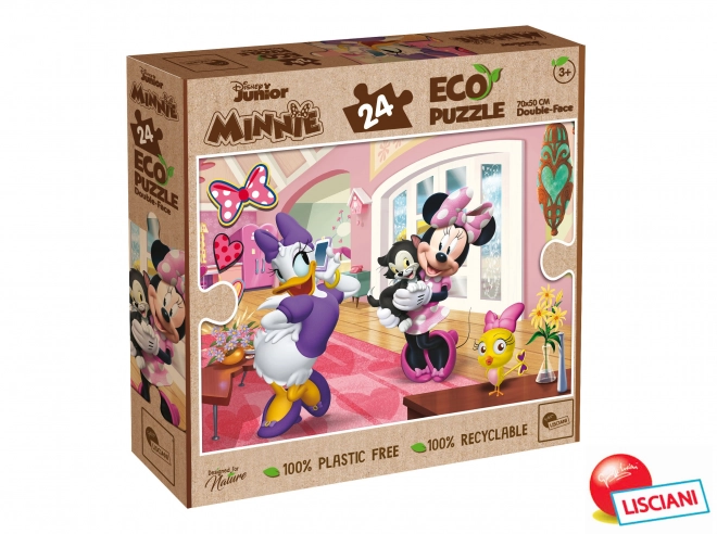 Puzzle ECO Minnie și Daisy 2 în 1