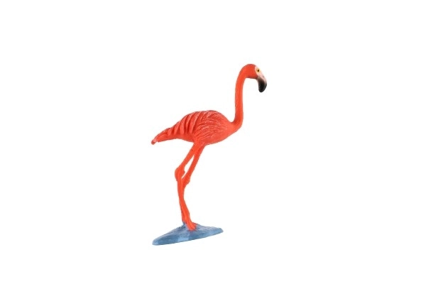 Figurină plastic flamingo din Caraibe 9cm