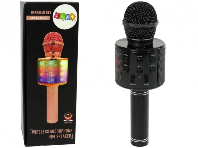 microfon karaoke wireless cu difuzor USB