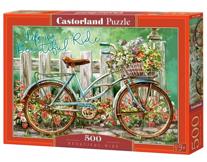 Puzzle Prplimbare Cu Bicicleta 500 Piese