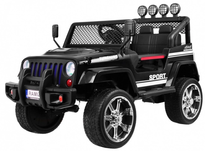 Mașinuță electrică Jeep Raptor 4x4 negru