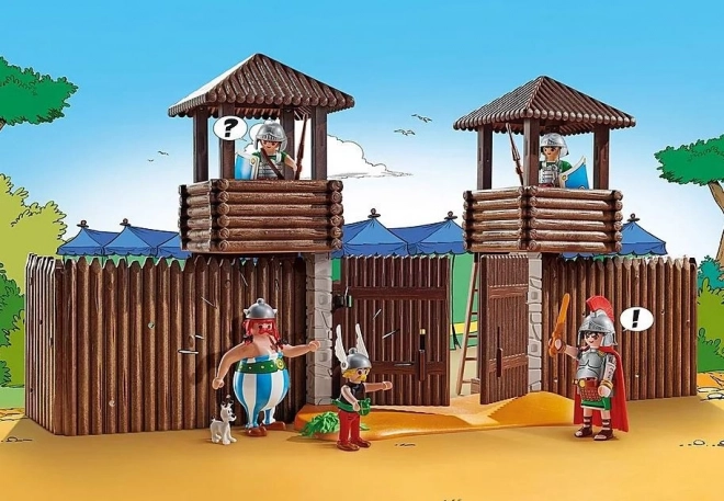 Set cu figurine Asterix - Tabăra Romanilor