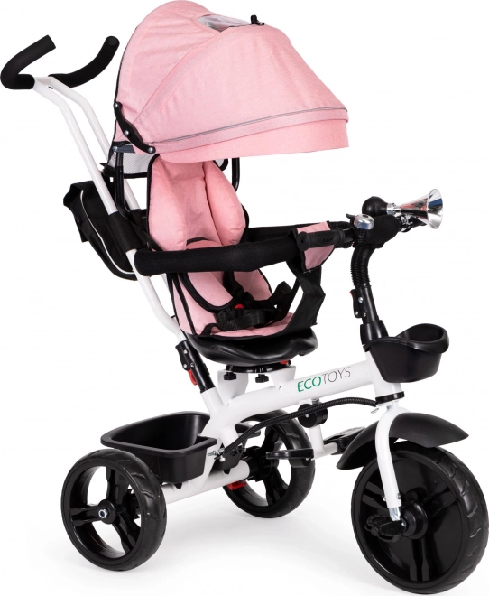 Tricicletă copii cu scaun rotativ 360°