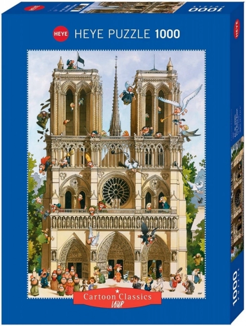 Puzzel clasic HEYE: Trăiască Notre Dame 1000 de piese