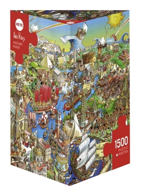 Puzzle Heye Râul istoric 1500 piese