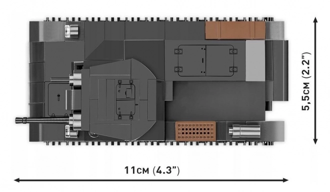 Set construcție WWII Panzer II Ausf. A 250 piese