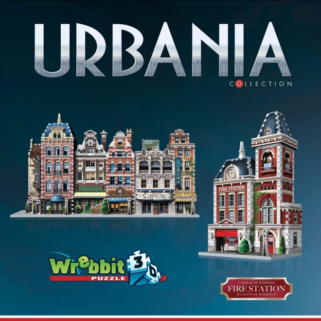 Puzzle 3D stație de pompieri Urbania de la Wrebbit