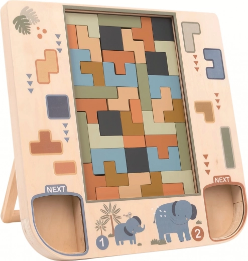 joc logic din lemn pentomino 2kids toys