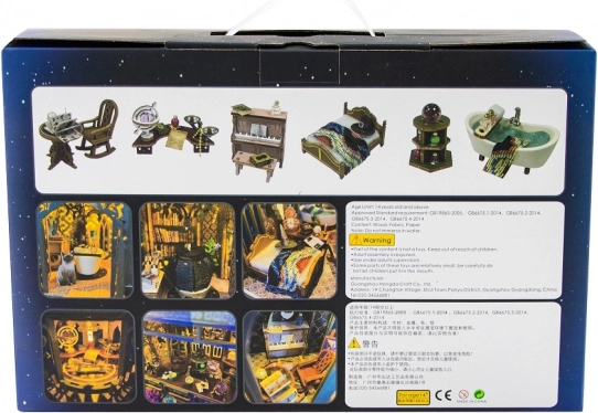 Casa de păpuși miniaturală Castelul Huoluo de la 2Kids Toys