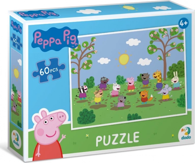 Puzzle Peppa Pig: Distracție la soare 60 piese