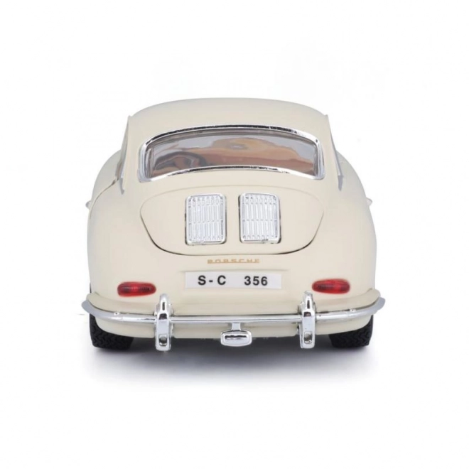 Mașină de colecție Porsche 356B Coupe 1961 Ivory la scară 1:24 de la Bburago