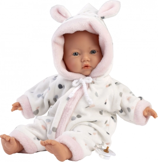 Păpușă realistă bebeluș LITTLE BABY cu corp moale din țesătură 32 cm