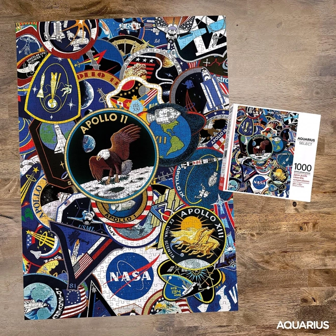 Puzzle AQUARIUS NASA Embleme Misiuni 1000 Piese