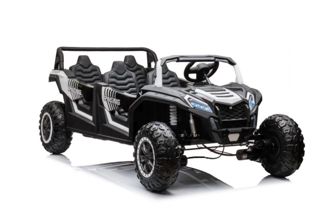 Mașină electrică pentru copii 4x4 Buggy alb