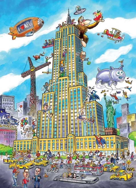 Puzzle DoodleTown: Empire State 1000 piese