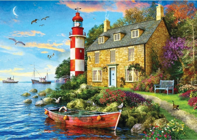 Puzzle Căsuța de la far 104 piese