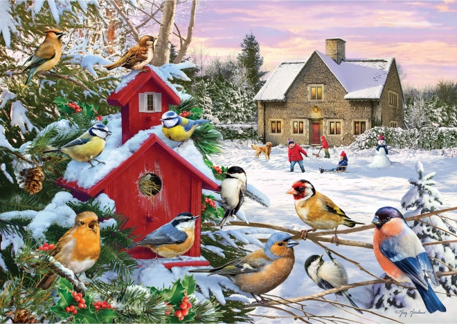 Puzzle GIBSONS Aripile Iernii 1000 piese