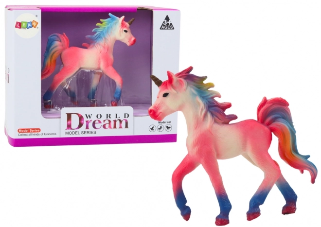 Figurina colecționabilă unicorn mic roz