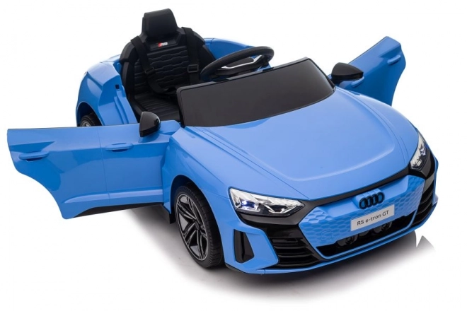 Mașină electrică Audi E-Tron GT albastră