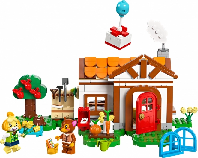 vizită la Isabelle - set de construcție Animal Crossing