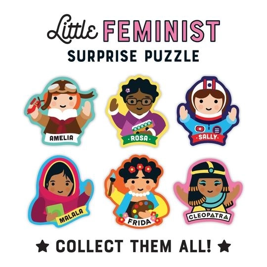 Puzzle Mudpuppy Feminist supriză 70 piese