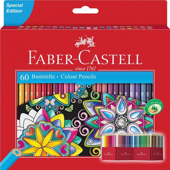 Pasteluri colorate 60 buc FABER-CASTELL