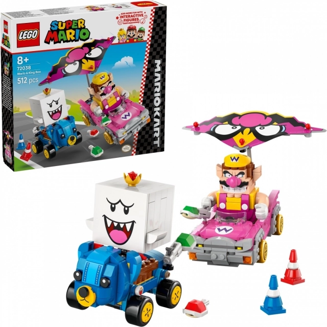 Set LEGO Super Mario Mario Kart - Wario și King Boo