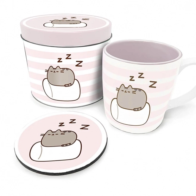 Set cadou Pusheen cutie tablă