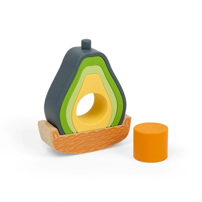 Bigjigs Toys joc de echilibru Avocado