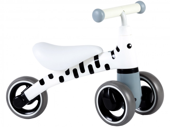 Bicicletă de echilibru Ecotoys cu motiv zebră