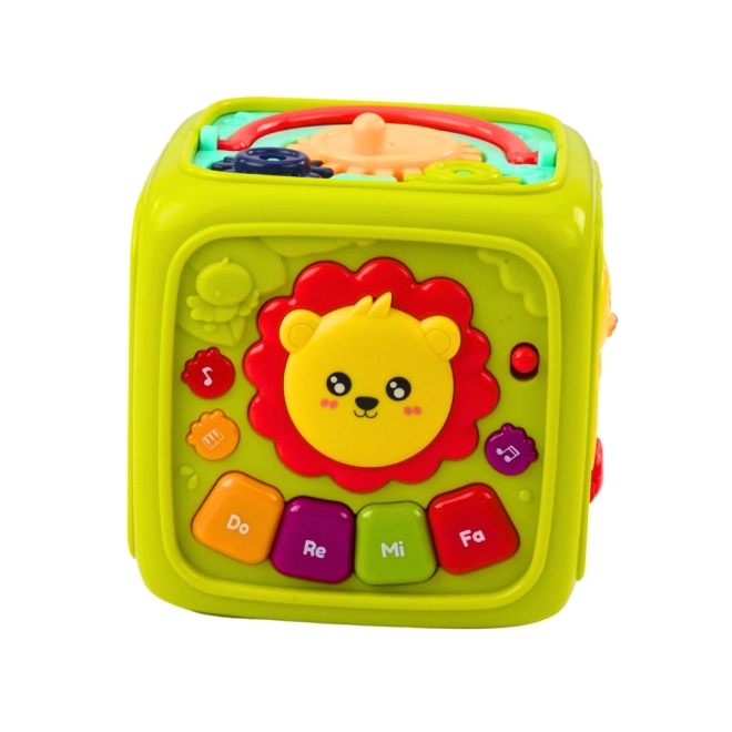 Cub educativ interactiv pentru copii Leu Verde