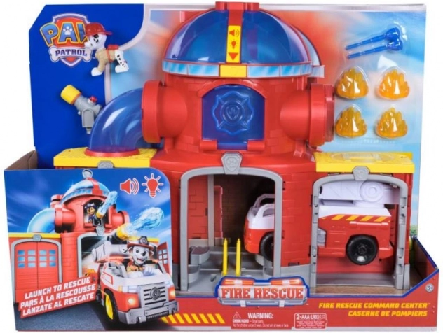 Patrula Cățelușilor pompieri – stație de pompieri interactivă Fire Rescue