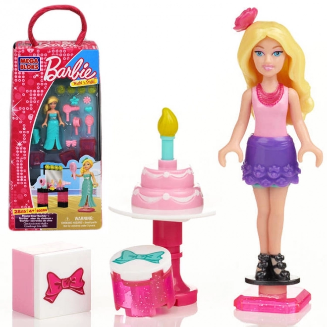 Barbie Mega Bloks păpușă compatibilă cu cărămizi